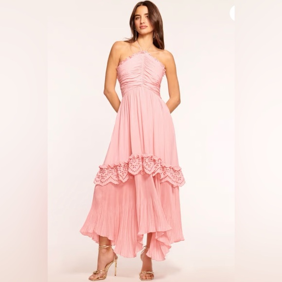 Ramybrook Dulce Smocked Halter Midi Dress - Picture 8 of 12